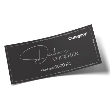 Dárkový voucher 3000 Kč